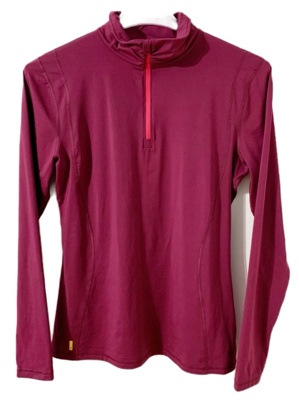 Lole Long Sleeve Quarter Zip Activewear Running Pullover Shirt Thumb Holes 🩷